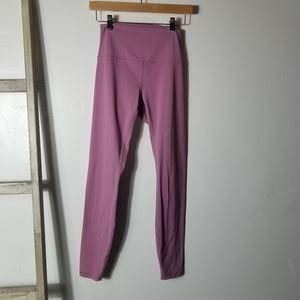 CRZ YOGA WOMEN'S MAUVE PINK LEGGINGS ESTIMATED SIZE MEDIUM